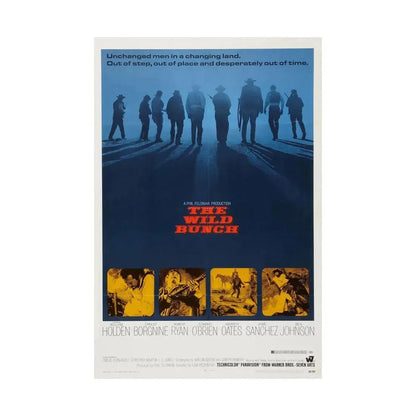 THE WILD BUNCH 1969 - Paper Movie Poster - The Sticker Space
