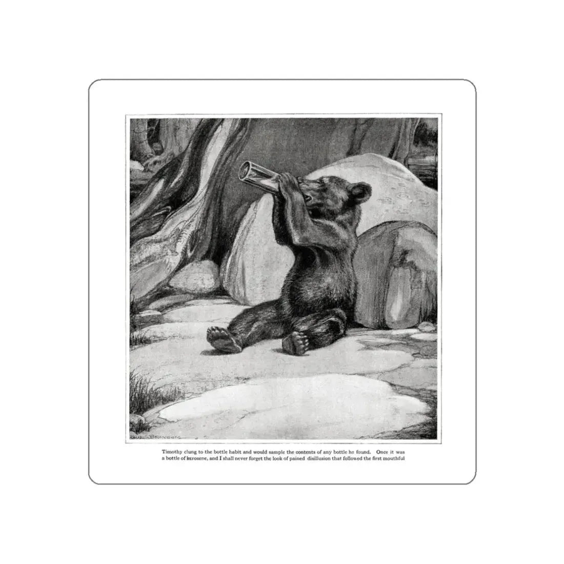 The Wild Heart, Good Housekeeping, June 1921 (Magazine Illustration) STICKER Vinyl Die-Cut Decal White Die-Cut 3 Inch - The Sticker Space