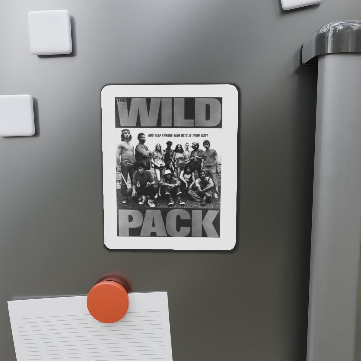 THE WILD PACK 1972 Movie Poster - Refrigerator Magnet