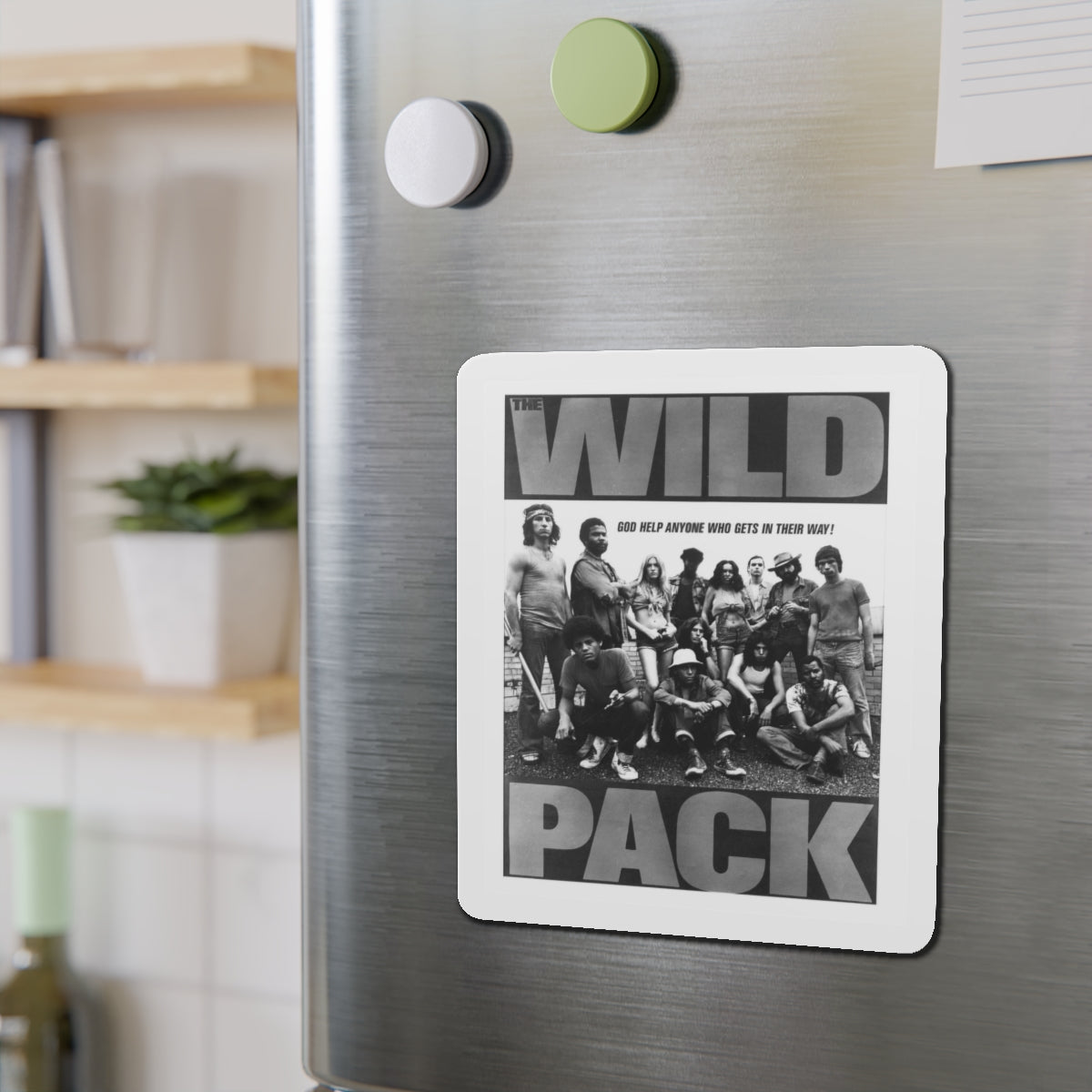 THE WILD PACK 1972 Movie Poster - Refrigerator Magnet