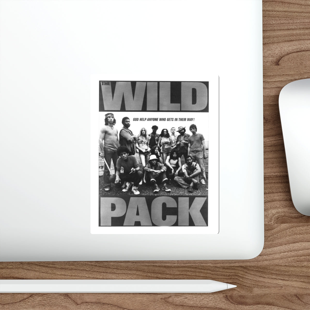 THE WILD PACK 1972 Movie Poster STICKER Vinyl Die-Cut Decal-The Sticker Space