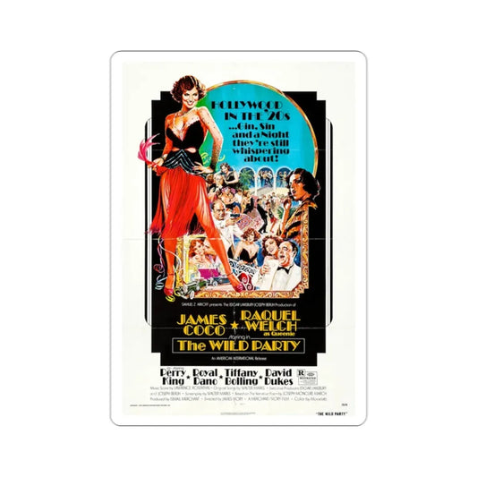 The Wild Party 1975 Movie Poster STICKER Vinyl Die-Cut Decal 2 Inch - The Sticker Space