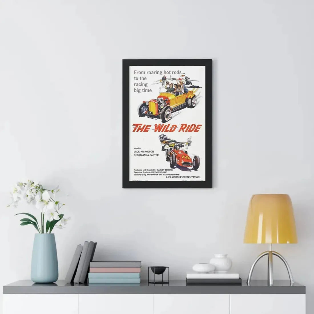 THE WILD RIDE 1960 - Framed Movie Poster - The Sticker Space