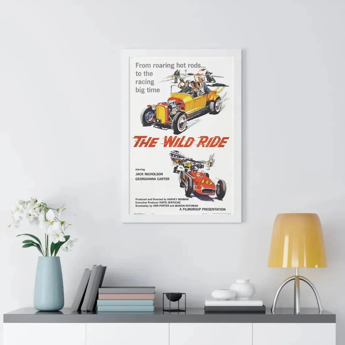 THE WILD RIDE 1960 - Framed Movie Poster - The Sticker Space