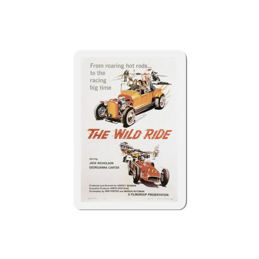 The Wild Ride 1960 Movie Poster Die-Cut Magnet-3 Inch-The Sticker Space