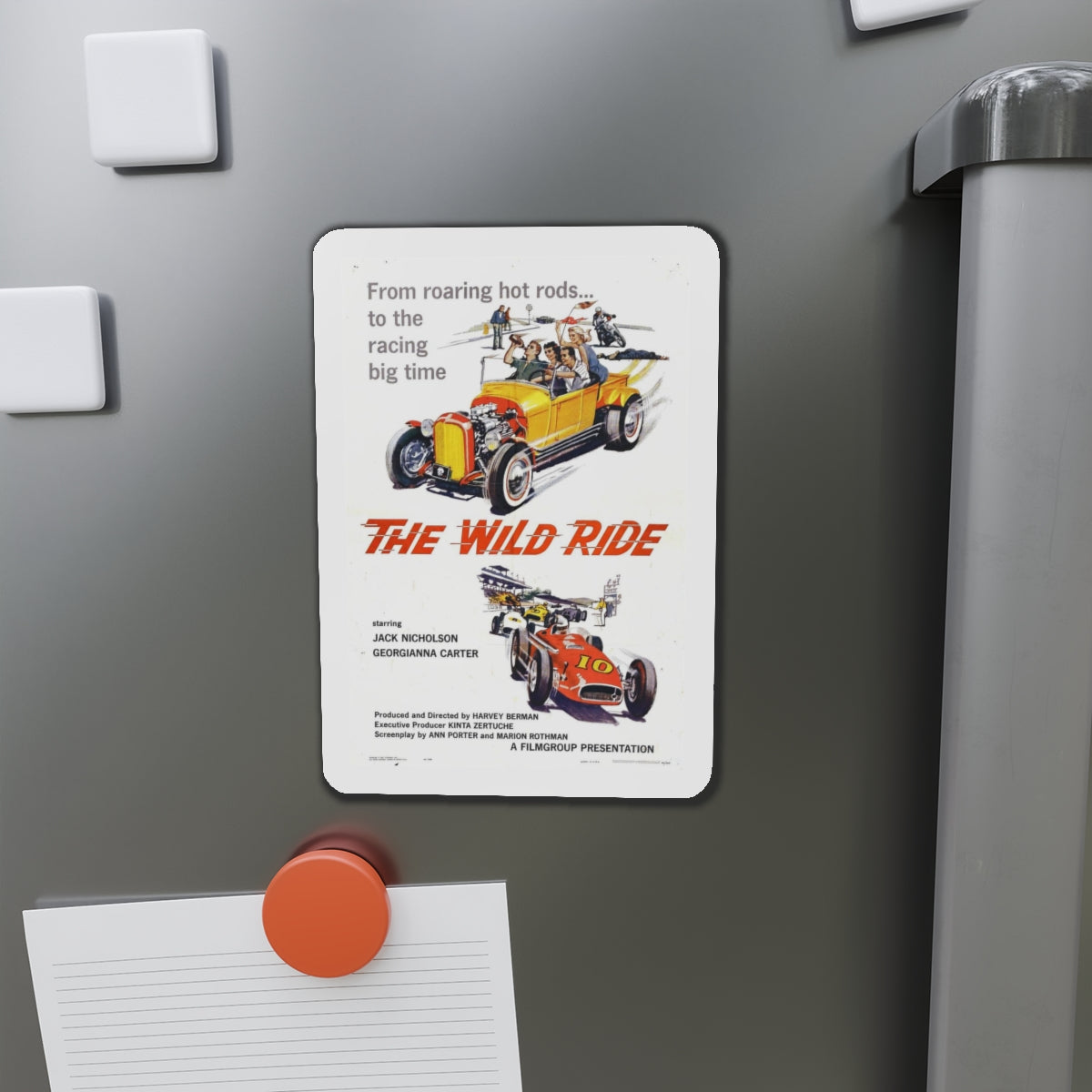 THE WILD RIDE 1960 Movie Poster - Refrigerator Magnet-The Sticker Space