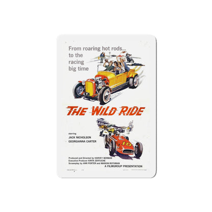 THE WILD RIDE 1960 Movie Poster - Refrigerator Magnet-5" x 5"-The Sticker Space