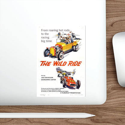 THE WILD RIDE 1960 Movie Poster STICKER Vinyl Die-Cut Decal-The Sticker Space