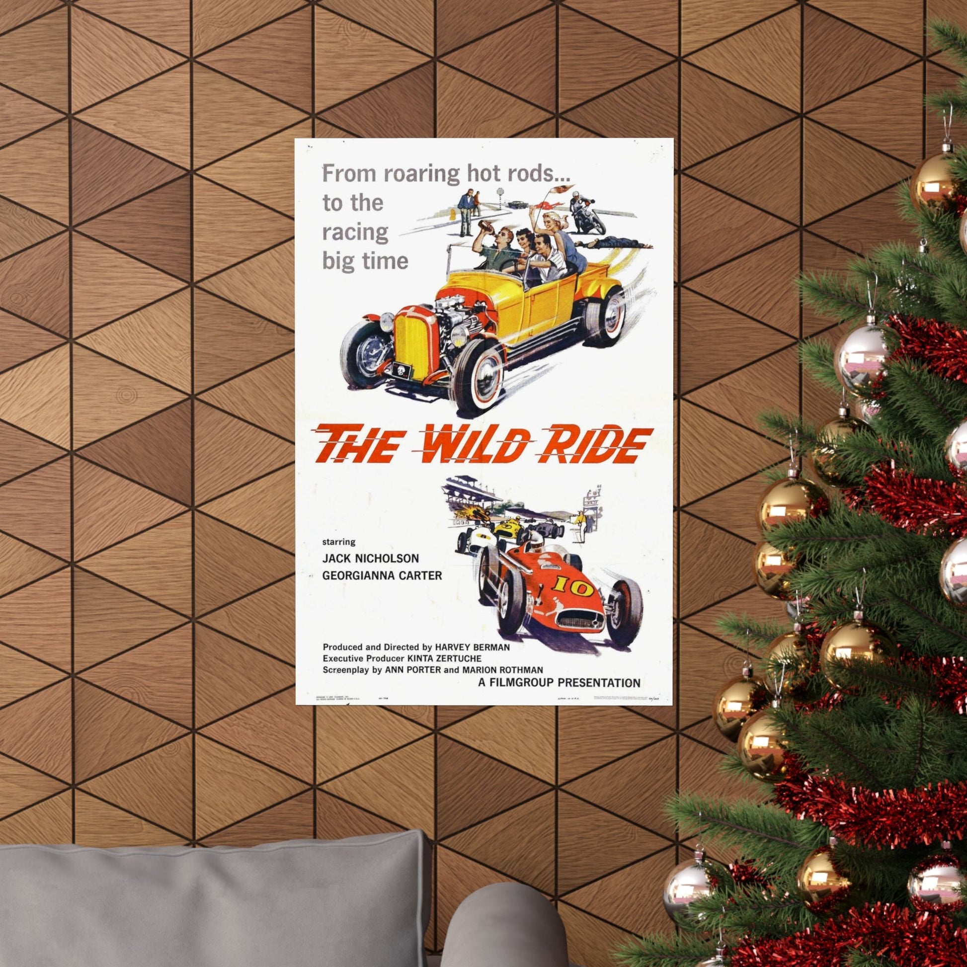 THE WILD RIDE 1960 - Paper Movie Poster-The Sticker Space