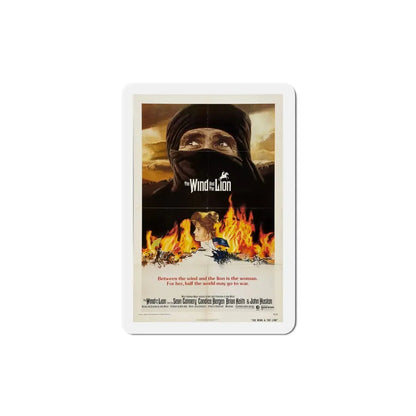 The Wind and the Lion 1975 Movie Poster Refrigerator Magnet 4 Inch - The Sticker Space