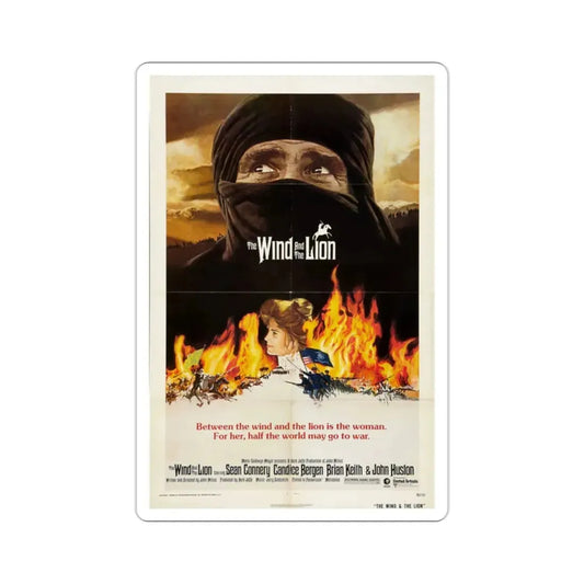 The Wind and the Lion 1975 Movie Poster STICKER Vinyl Die-Cut Decal 2 Inch - The Sticker Space