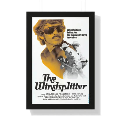 THE WINDSPLITTER 1971 - Framed Movie Poster 16″ x 24″ Black - The Sticker Space