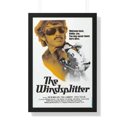 THE WINDSPLITTER 1971 - Framed Movie Poster 20" x 30" Black - The Sticker Space