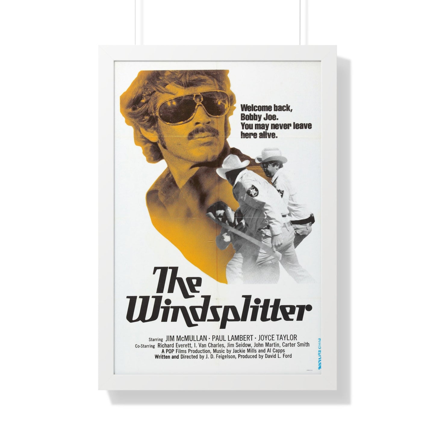 THE WINDSPLITTER 1971 - Framed Movie Poster-20" x 30"-The Sticker Space