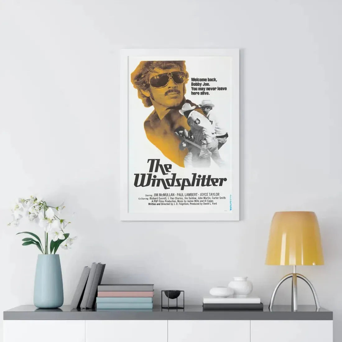 THE WINDSPLITTER 1971 - Framed Movie Poster - The Sticker Space