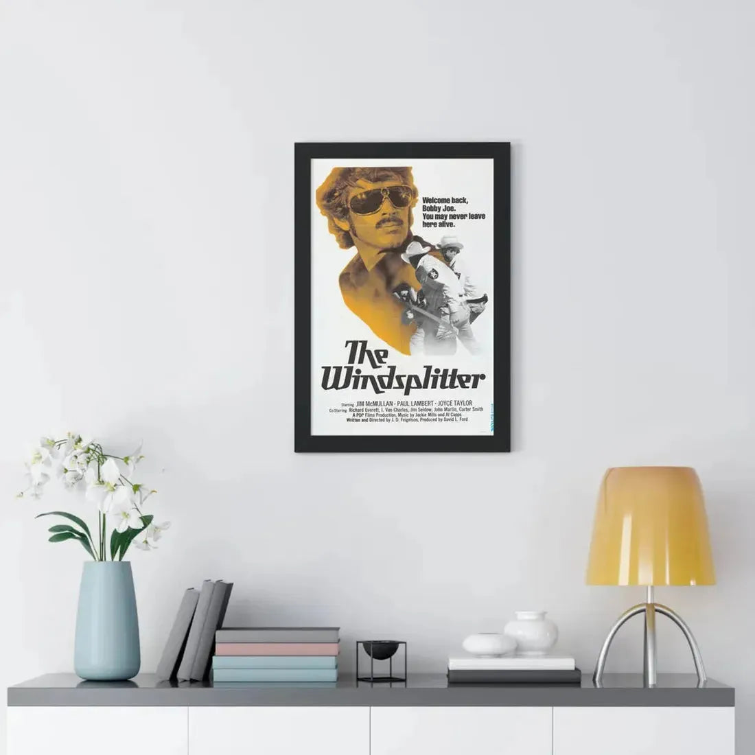 THE WINDSPLITTER 1971 - Framed Movie Poster - The Sticker Space