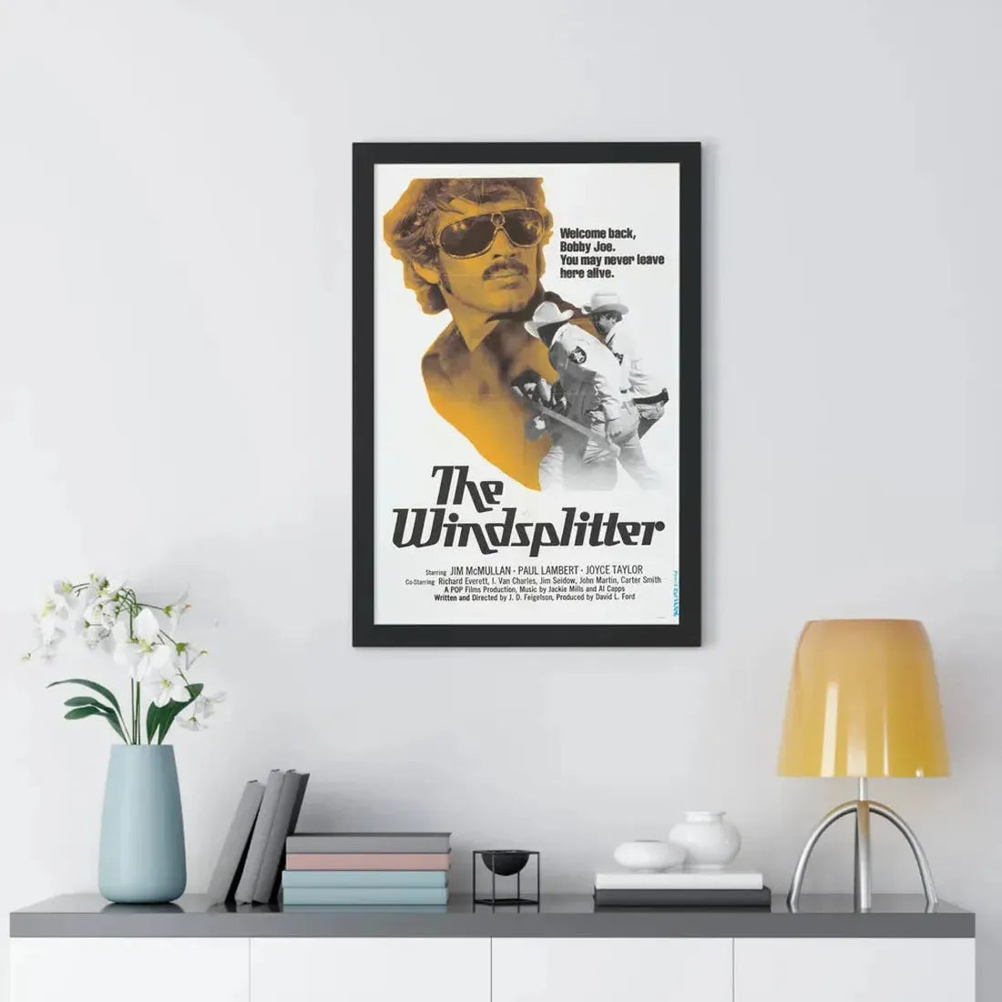 THE WINDSPLITTER 1971 - Framed Movie Poster - The Sticker Space