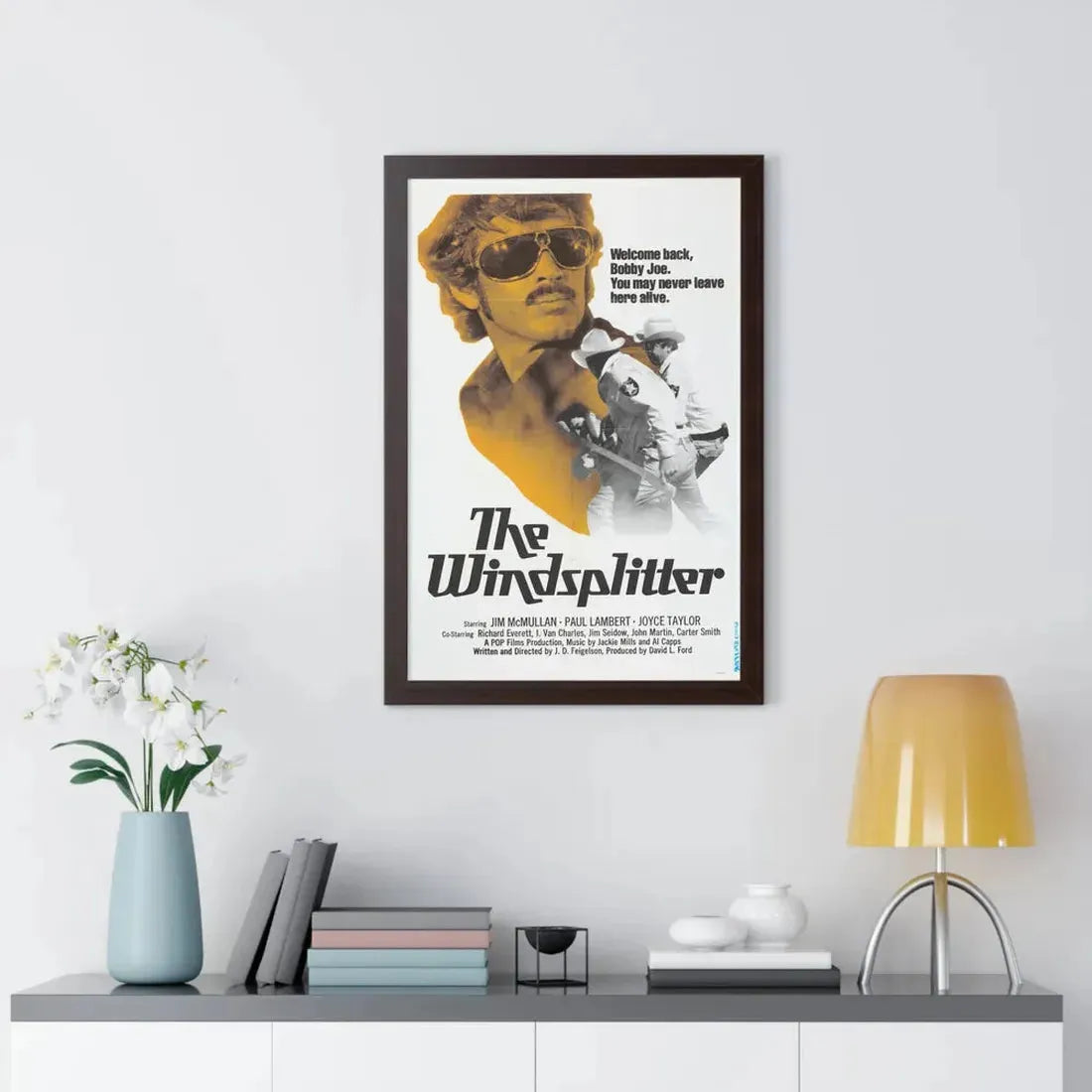 THE WINDSPLITTER 1971 - Framed Movie Poster - The Sticker Space