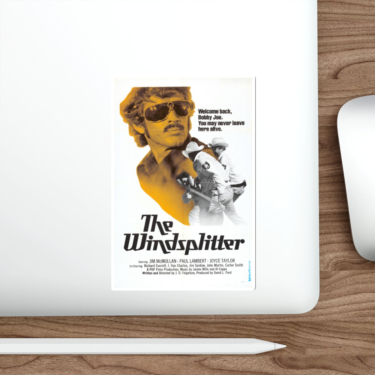 THE WINDSPLITTER 1971 Movie Poster STICKER Vinyl Die-Cut Decal-The Sticker Space