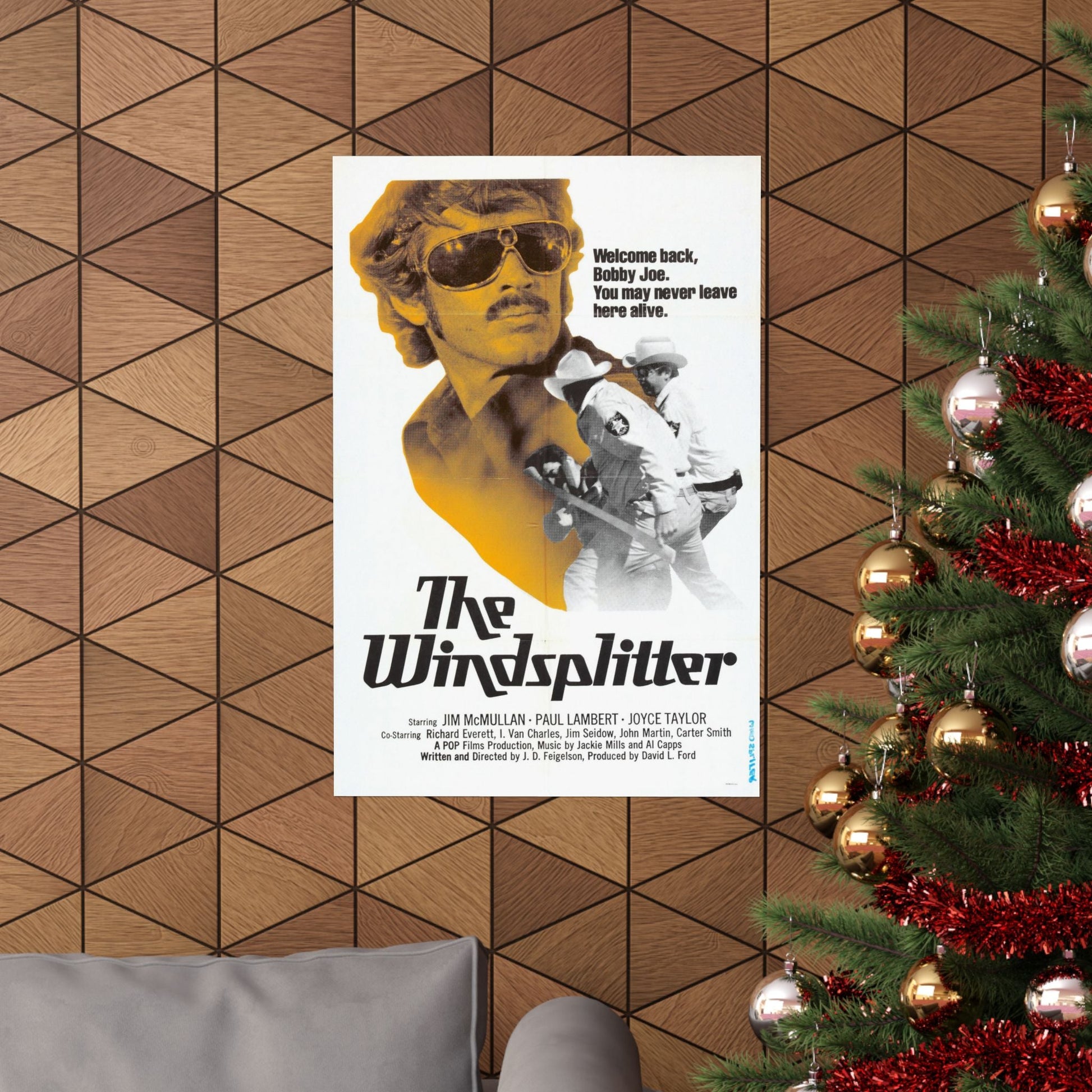 THE WINDSPLITTER 1971 - Paper Movie Poster-The Sticker Space