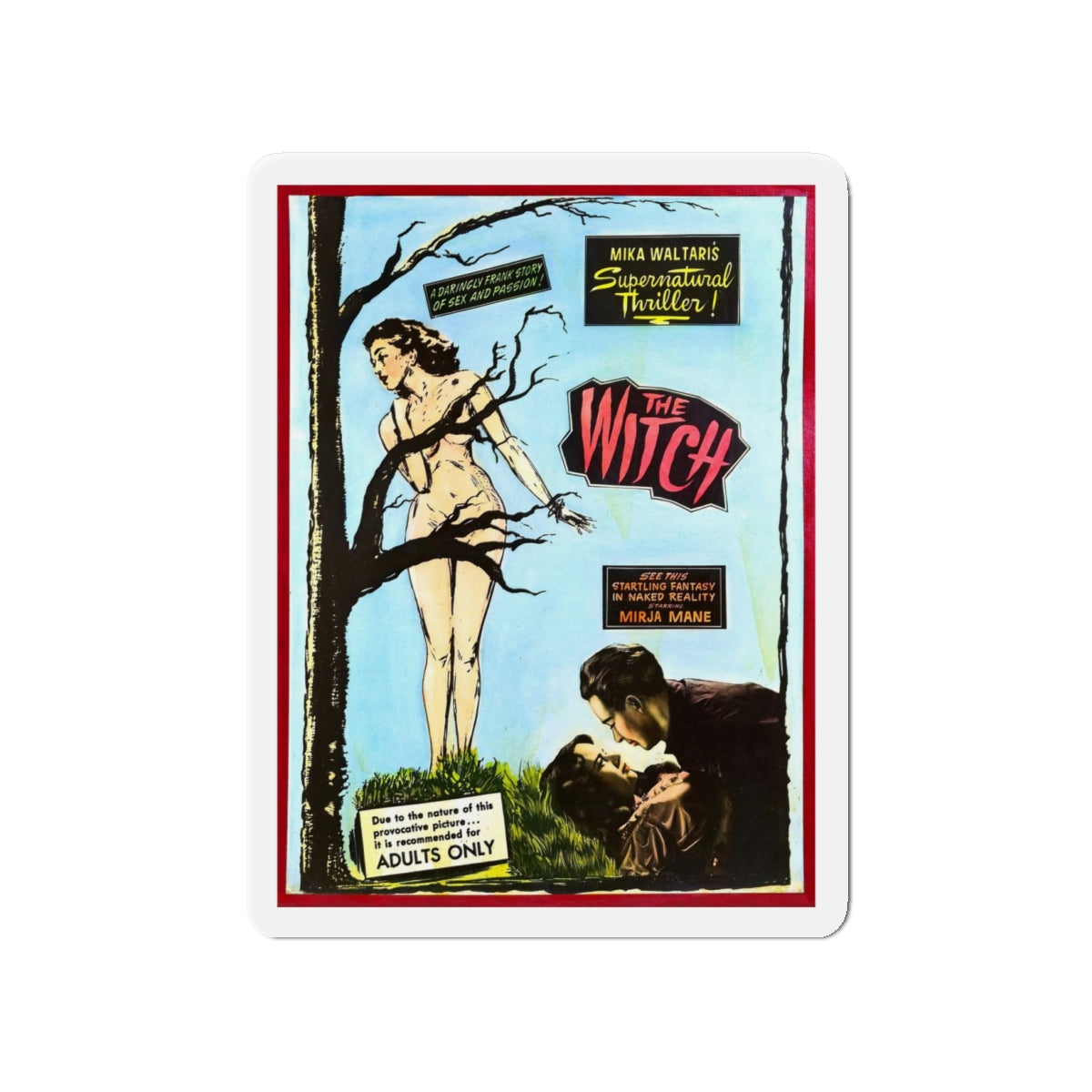 THE WITCH 1952 Movie Poster - Refrigerator Magnet