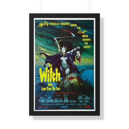 THE WITCH WHO CAME FROM THE SEA 1976 - Framed Movie Poster 20" x 30" Black - The Sticker Space