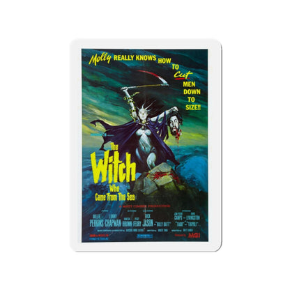 THE WITCH WHO CAME FROM THE SEA 1976 Movie Poster - Refrigerator Magnet-2 Inch-Die-Cut-The Sticker Space