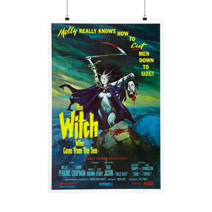 THE WITCH WHO CAME FROM THE SEA 1976 - Paper Movie Poster 20″ x 30″ Matte - The Sticker Space