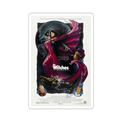 The Witches 1990 Movie Poster STICKER Vinyl Die-Cut Decal 5 Inch - The Sticker Space