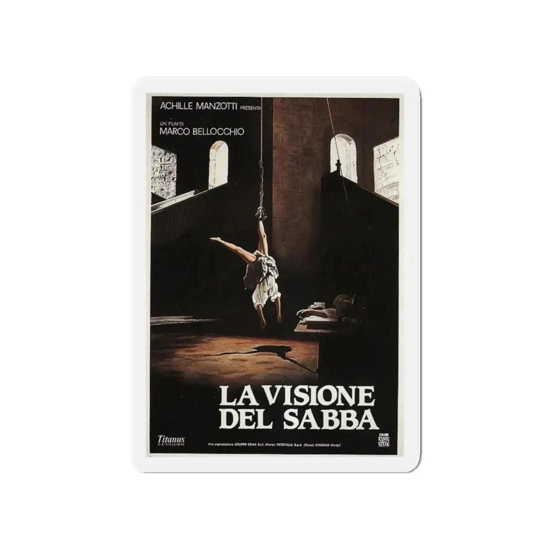 THE WITCHES' SABBATH 1988 Movie Poster - Refrigerator Magnet 4 Inch Die-Cut - The Sticker Space