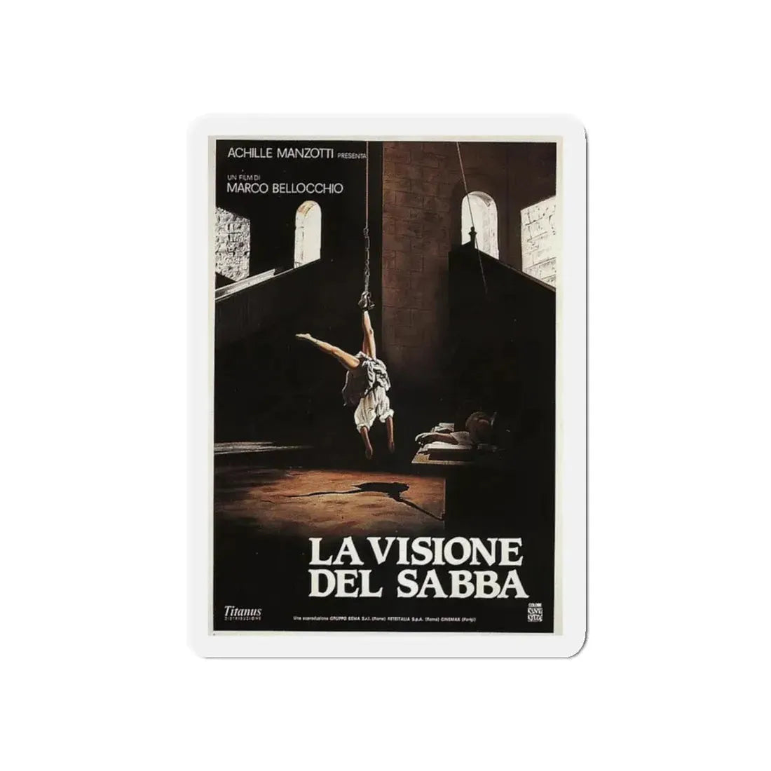 THE WITCHES' SABBATH 1988 Movie Poster - Refrigerator Magnet 5 Inch Die-Cut - The Sticker Space