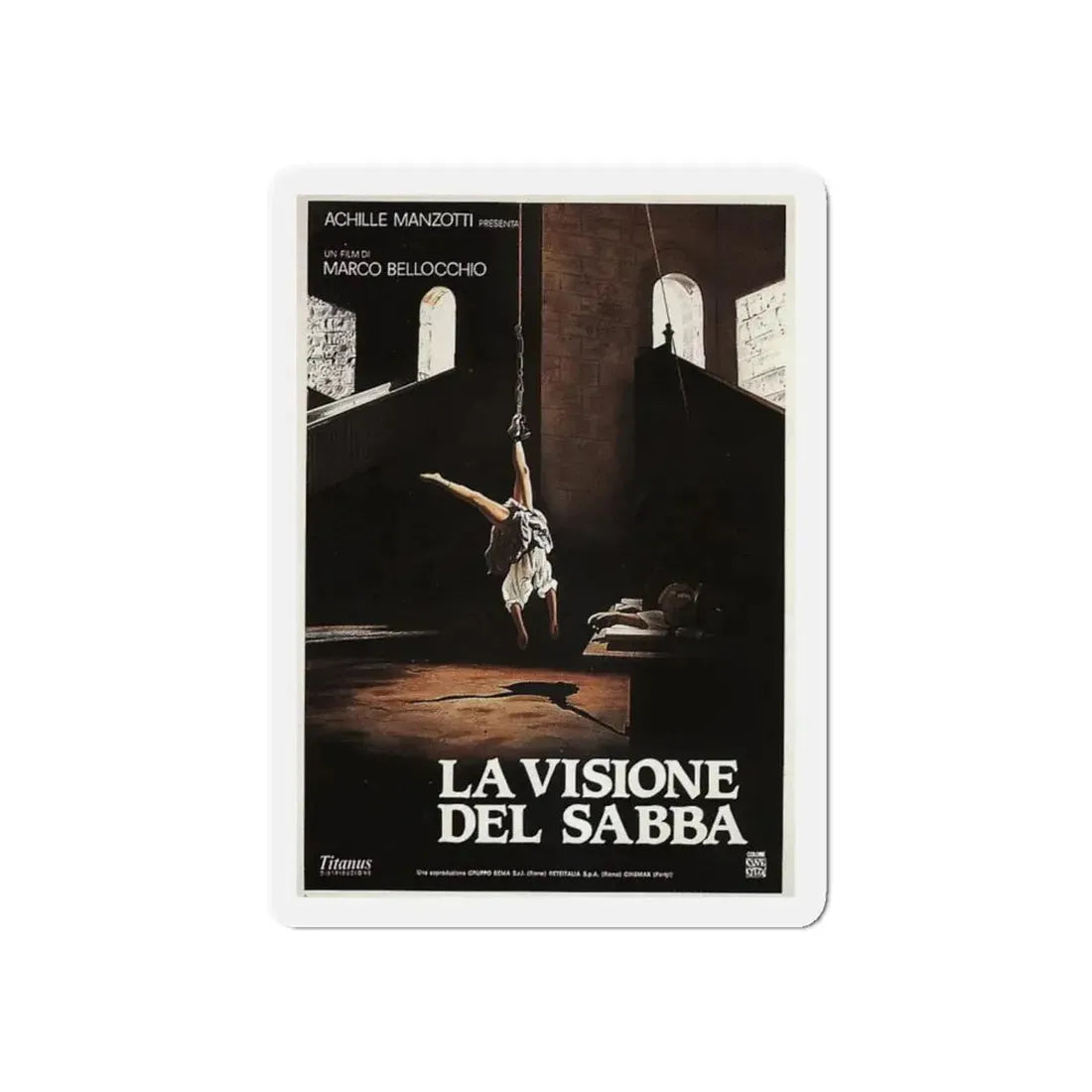 THE WITCHES' SABBATH 1988 Movie Poster - Refrigerator Magnet 6 Inch Die-Cut - The Sticker Space