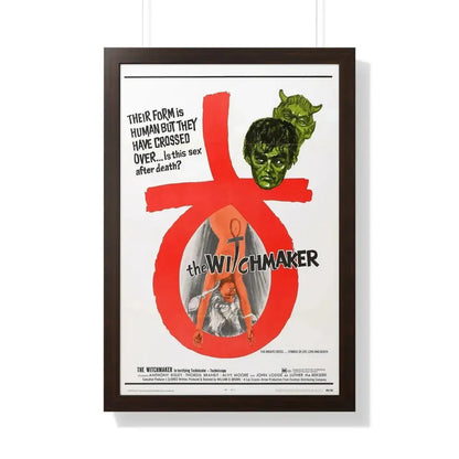 THE WITCHMAKER 1969 - Framed Movie Poster 20" x 30" Walnut - The Sticker Space