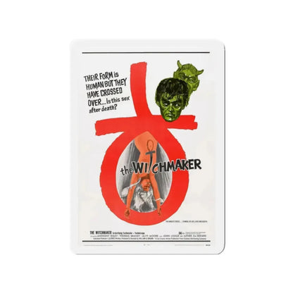 THE WITCHMAKER 1969 Movie Poster - Refrigerator Magnet 2 Inch Die-Cut - The Sticker Space