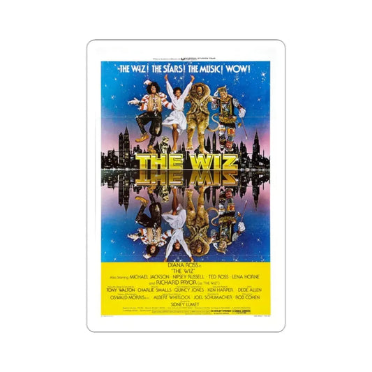 The Wiz 1978 Movie Poster STICKER Vinyl Die-Cut Decal 2 Inch - The Sticker Space