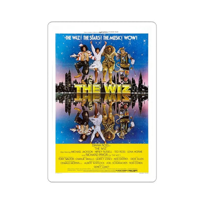 The Wiz 1978 Movie Poster STICKER Vinyl Die-Cut Decal 3 Inch - The Sticker Space