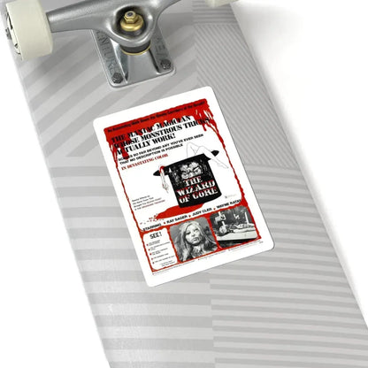 THE WIZARD OF GORE 1970 Movie Poster - STICKER Vinyl Kiss-Cut Decal - The Sticker Space