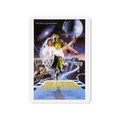 THE WIZARD OF SPEED AND TIME 1988 Movie Poster - Refrigerator Magnet 2 Inch Die-Cut - The Sticker Space