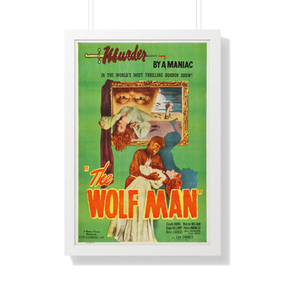 THE WOLF MAN (REISSUE) 1941 - Framed Movie Poster-20" x 30"-The Sticker Space