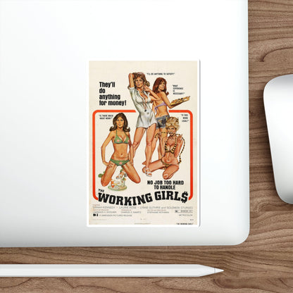 THE WORKING GIRLS 1974 Movie Poster STICKER Vinyl Die-Cut Decal-The Sticker Space