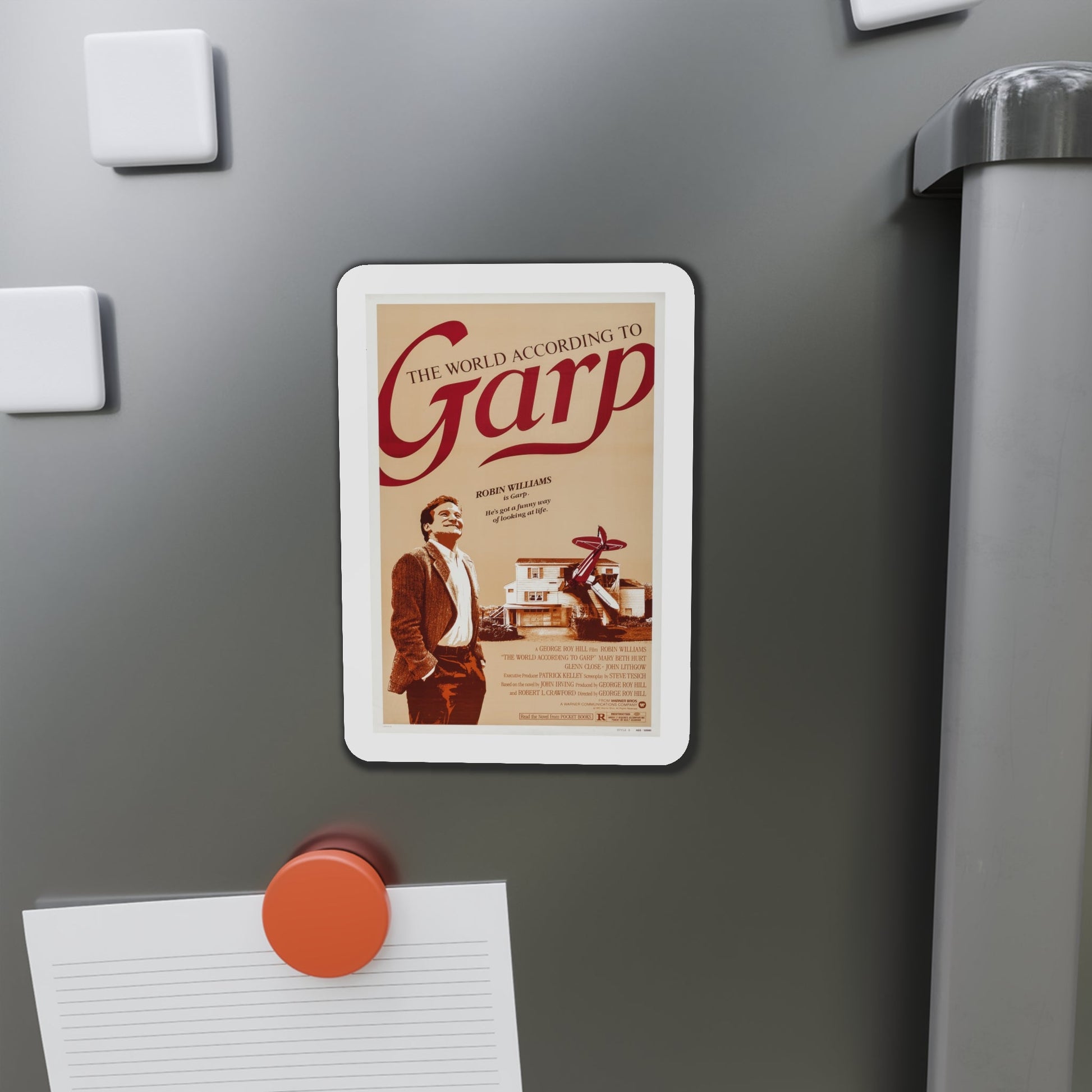 The World According to Garp 1982 Movie Poster Die-Cut Magnet-The Sticker Space