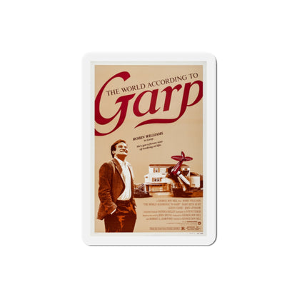 The World According to Garp 1982 Movie Poster Die-Cut Magnet-2" x 2"-The Sticker Space