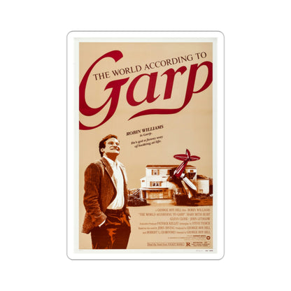 The World According to Garp 1982 Movie Poster STICKER Vinyl Die-Cut Decal-2 Inch-The Sticker Space