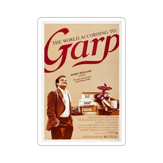 The World According to Garp 1982 Movie Poster STICKER Vinyl Die-Cut Decal 6 Inch - The Sticker Space