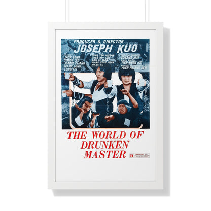 THE WORLD OF DRUNKEN MASTER 1979 - Framed Movie Poster-20" x 30"-The Sticker Space