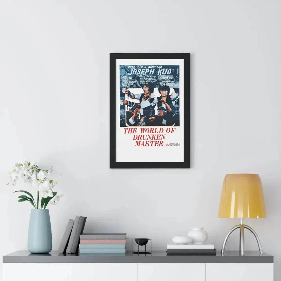 THE WORLD OF DRUNKEN MASTER 1979 - Framed Movie Poster - The Sticker Space