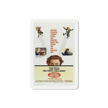 The World of Henry Orient 1964 Movie Poster Die-Cut Magnet-2 Inch-The Sticker Space