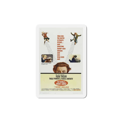 The World of Henry Orient 1964 Movie Poster Refrigerator Magnet 4 Inch - The Sticker Space