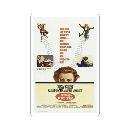 The World of Henry Orient 1964 Movie Poster STICKER Vinyl Die-Cut Decal 4 Inch - The Sticker Space