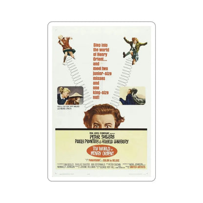 The World of Henry Orient 1964 Movie Poster STICKER Vinyl Die-Cut Decal 4 Inch - The Sticker Space